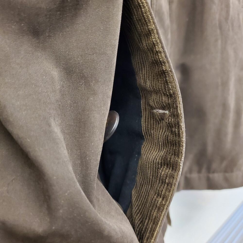 London Fog Jacket Mens XL Brown Barn Chore Coat Corduroy Collar - Picture 7 of 16